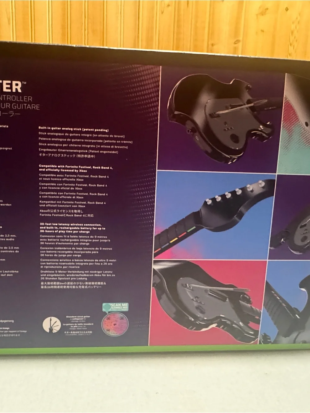 PDP Riffmaster Wireless Guitar Controller Xbox Fortnite Rock Band Brand New